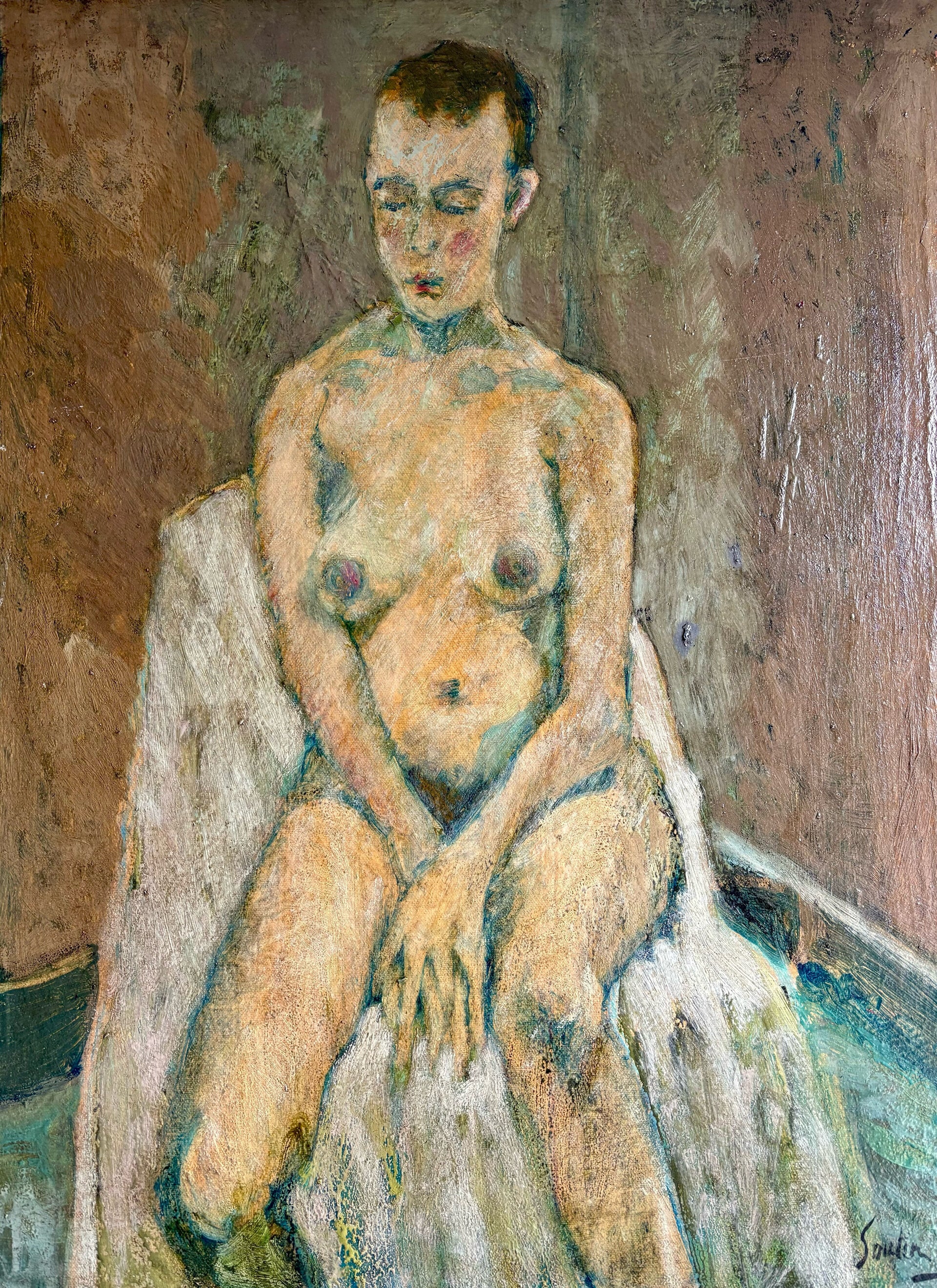Female Nude - Chaim Soutine