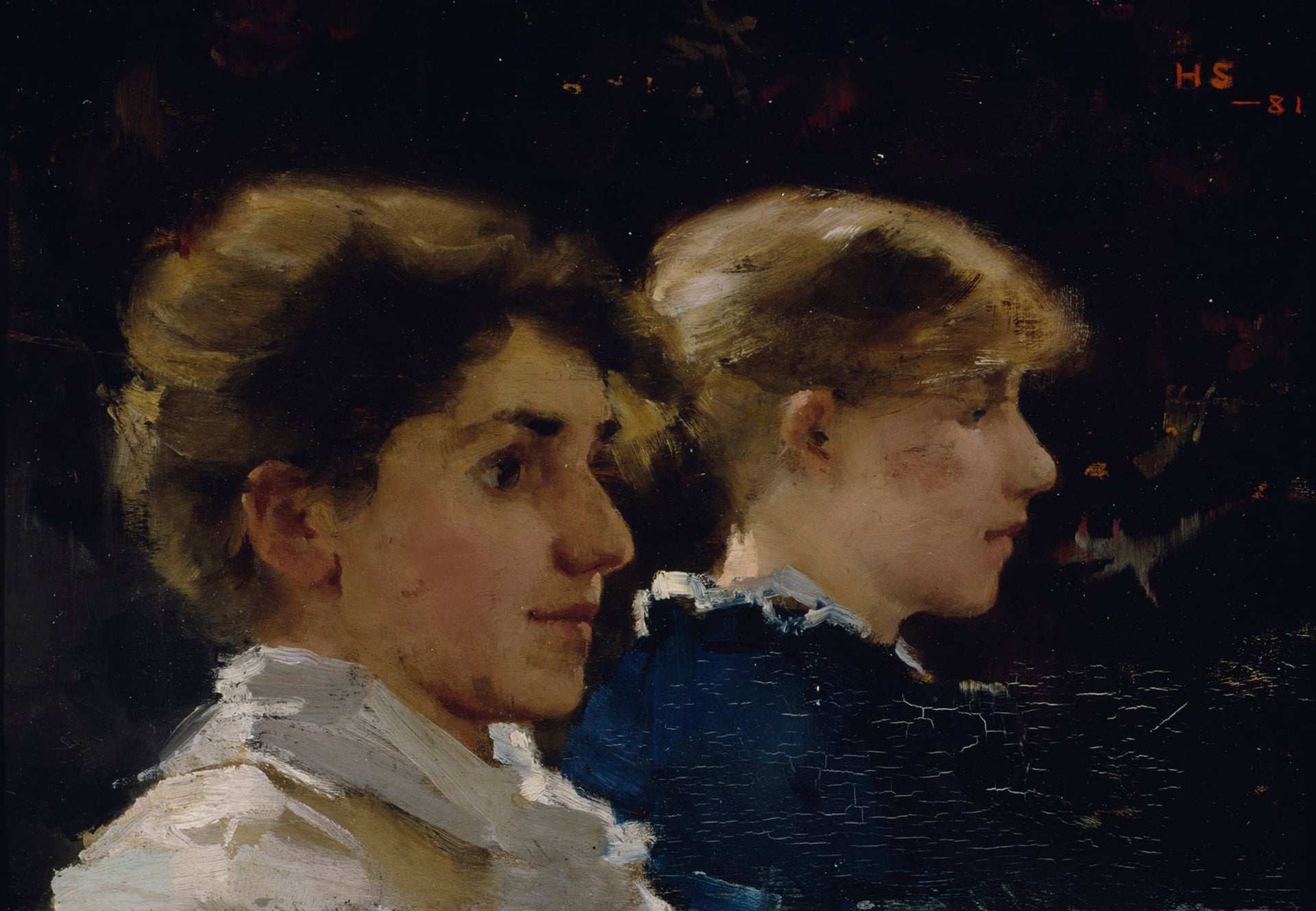 Two Profiles - Helene Schjerfbeck