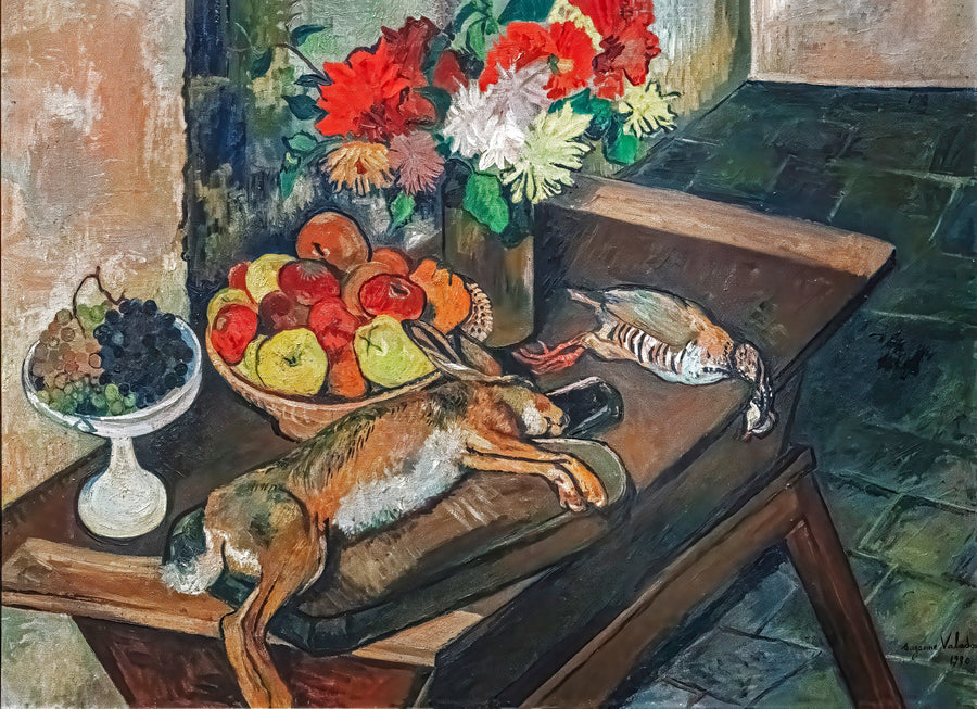 Nature morte au lapin et à la perdrix - Suzanne Valadon