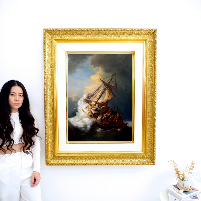 Kristus i stormen på Galileiska sjön - Rembrandt