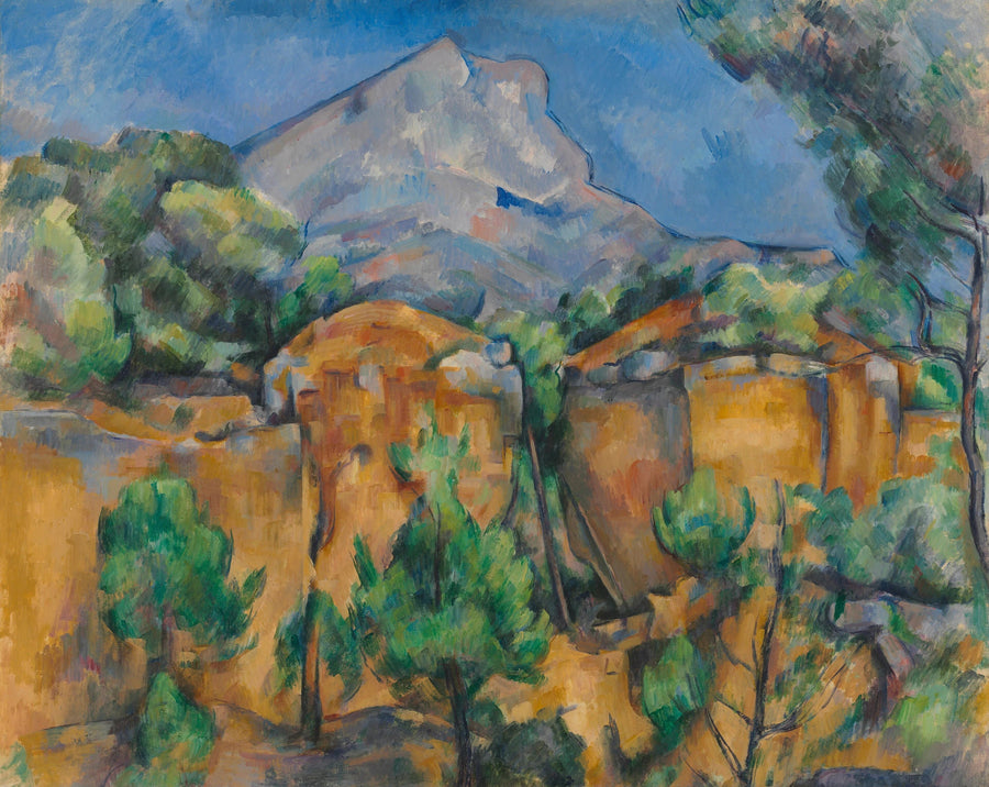 Berget Sainte-Victoire sedd från Bibémus - Paul Cézanne