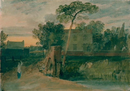 Bâtiment du ferry de Syon - William Turner - Reproductions de tableaux et peintures haut de gamme