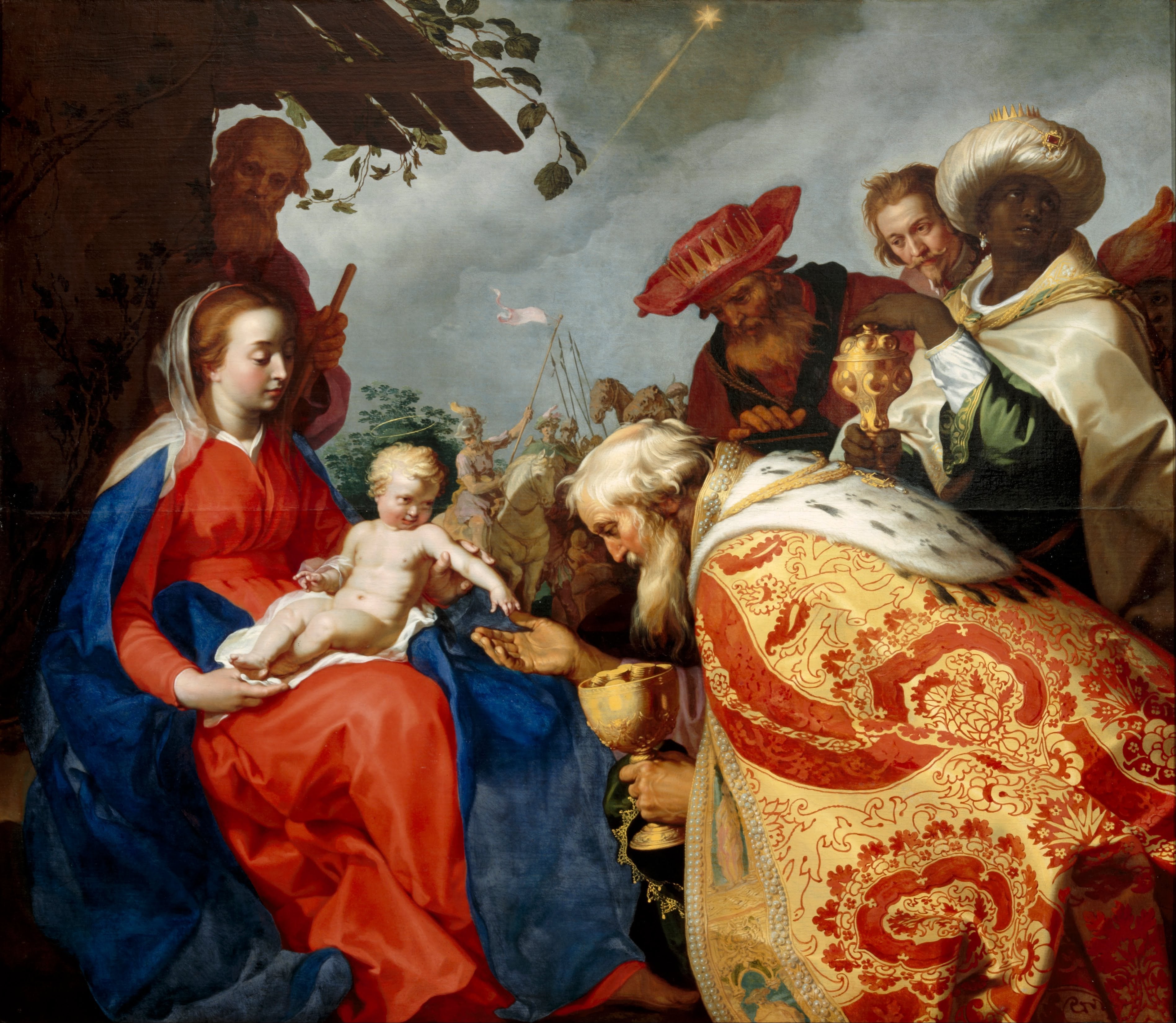 L'Adoration des Rois mages - Abraham Bloemaert