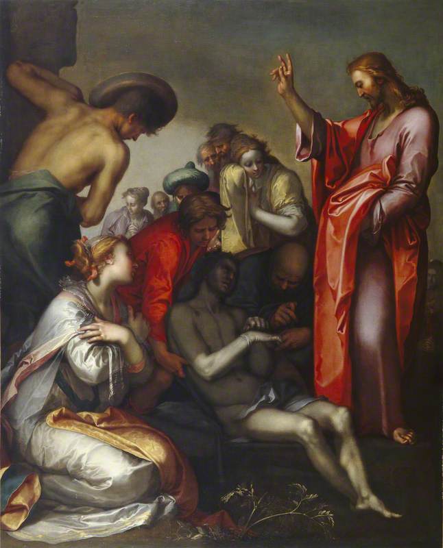 La résurrection de Lazare - Abraham Bloemaert