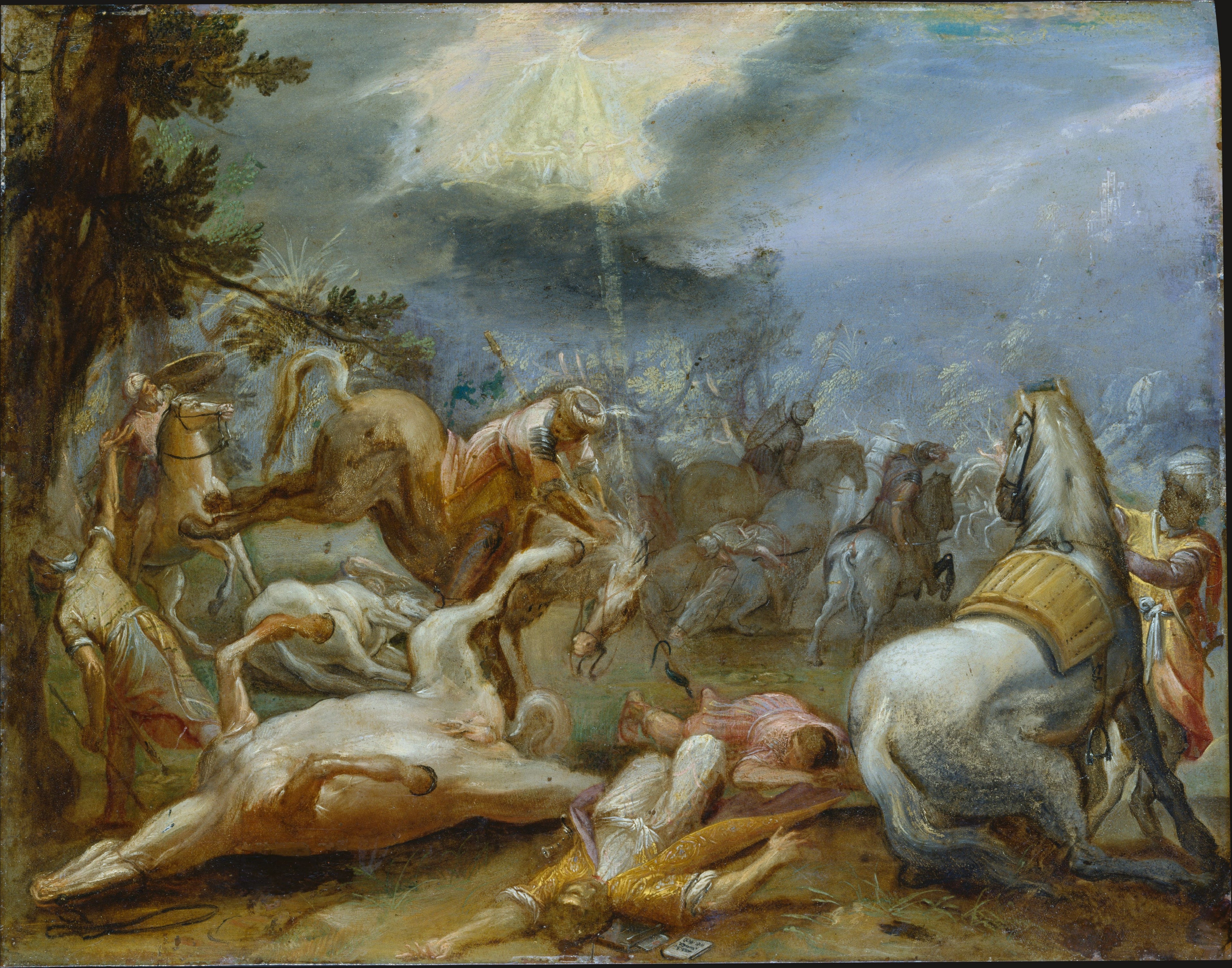 La conversion de saint Paul - Adam Elsheimer