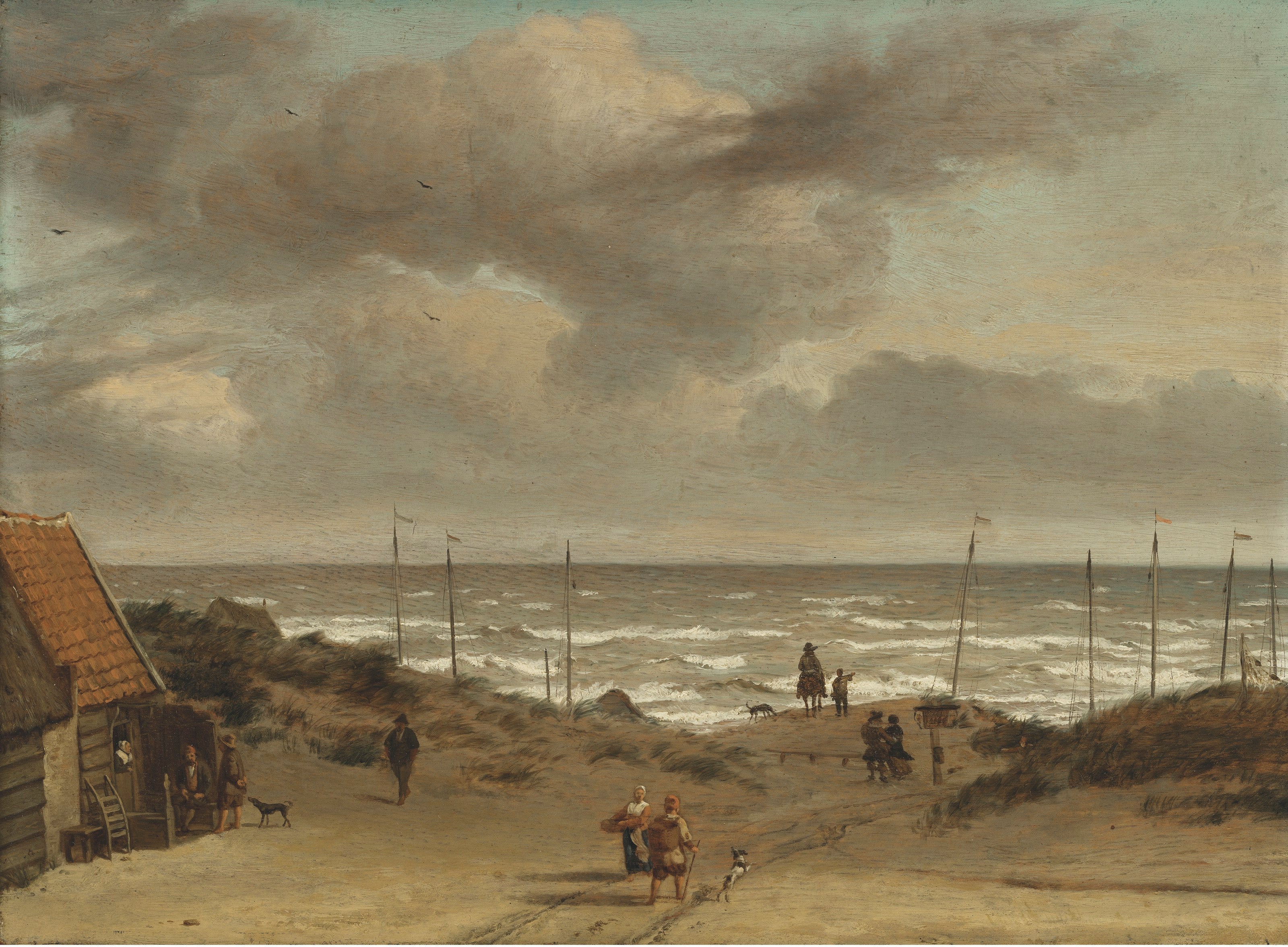Vue des dunes vers la mer - Adriaen van de Velde