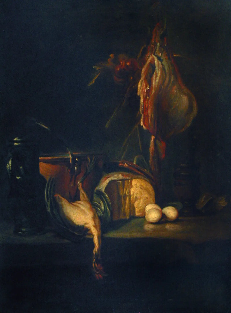 Stillleben med en revbensspjäll - Jean Siméon Chardin