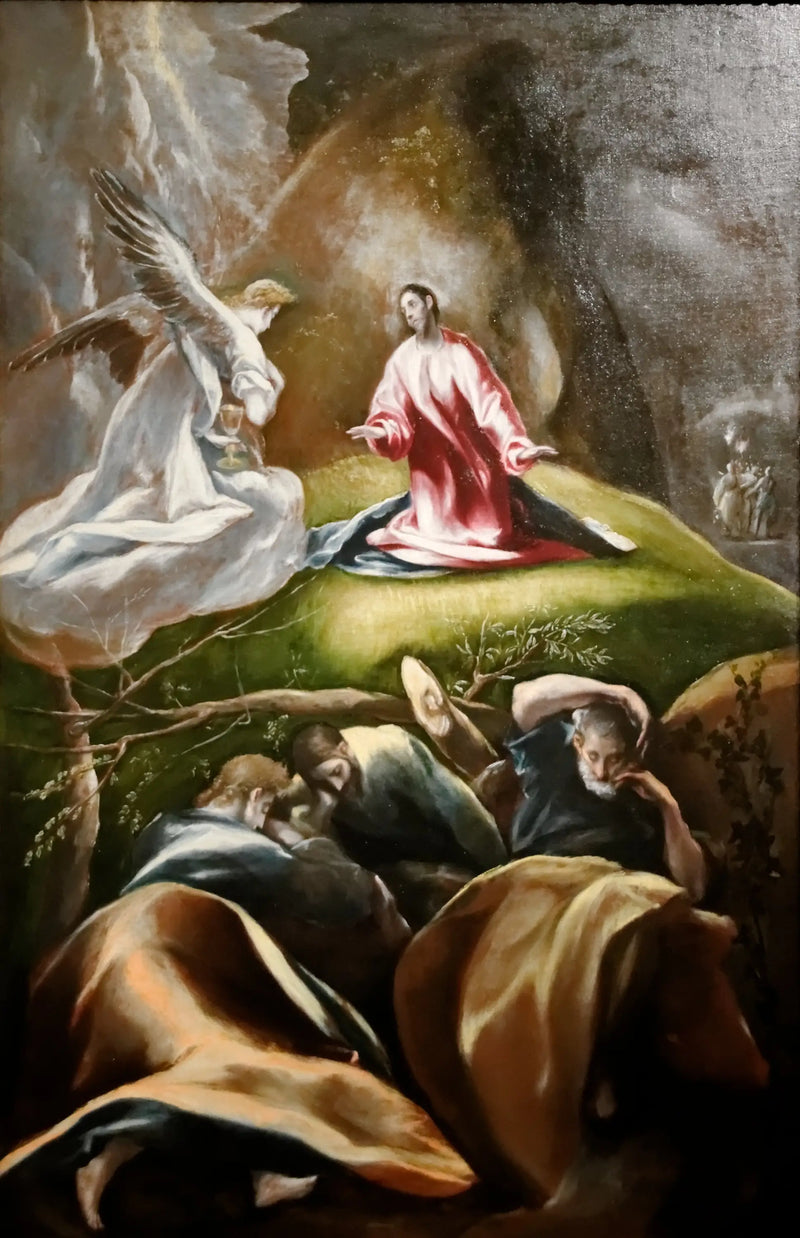 Ångesten i olivträdgården - El Greco