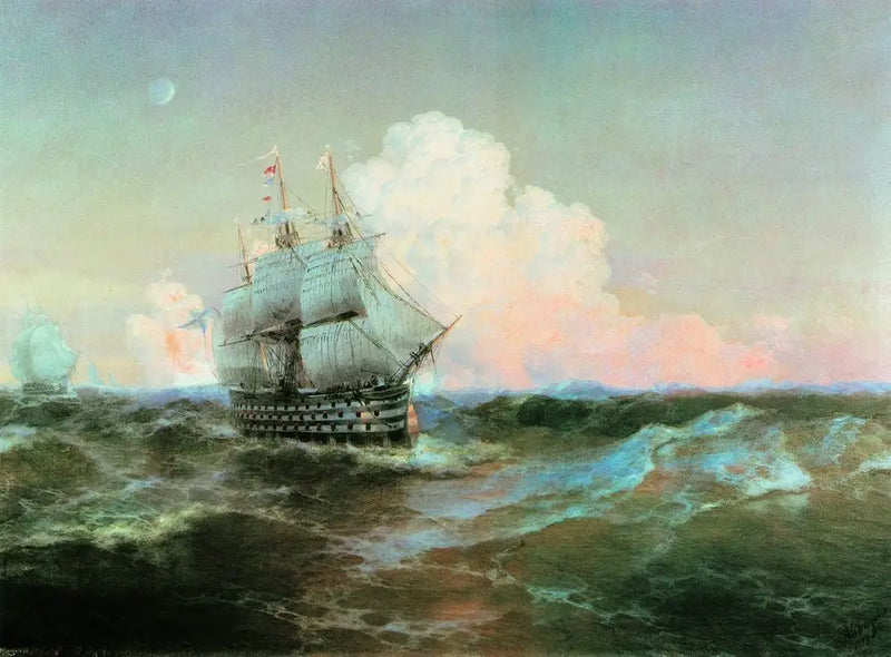 Fartyget « De tolv apostlarna » - Ivan Aivazovskij