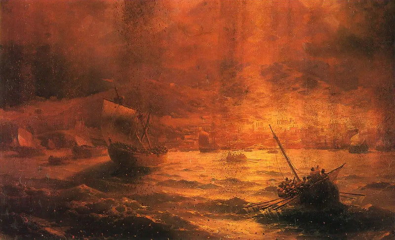 Förstörelse av Pompeji - Ivan Aivazovskij