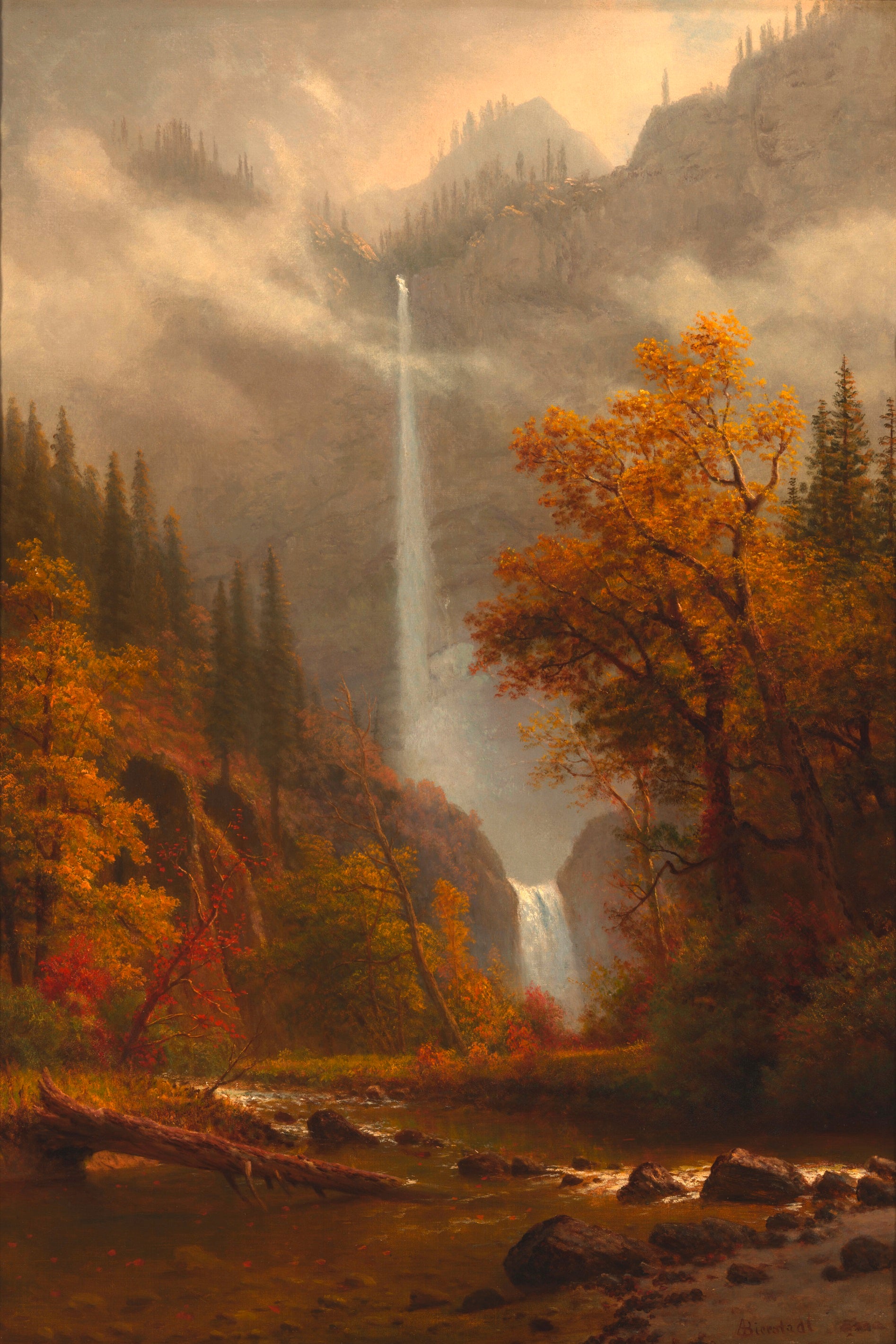 Chutes de Multnomah - Albert Bierstadt