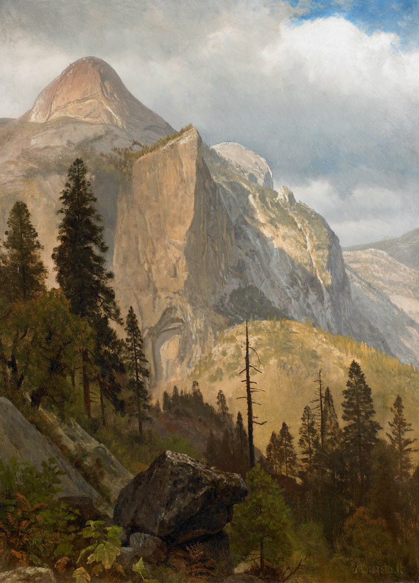 Dôme Nord, vallée de Yosemite - Albert Bierstadt