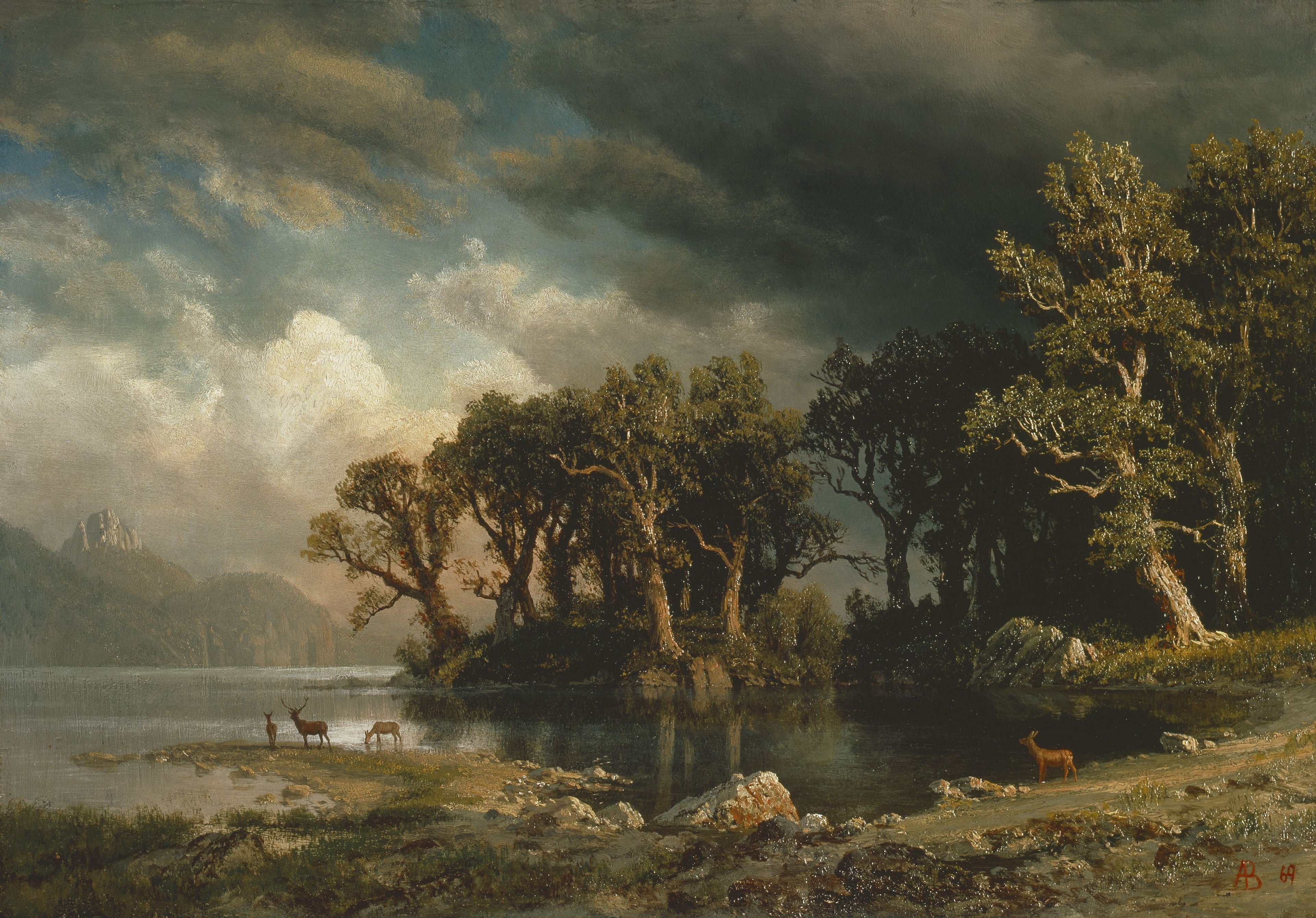 La tempête à venir - Albert Bierstadt