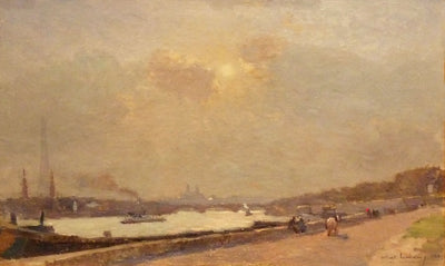 Bords de la Seine, Cours la Reine - Albert Lebourg