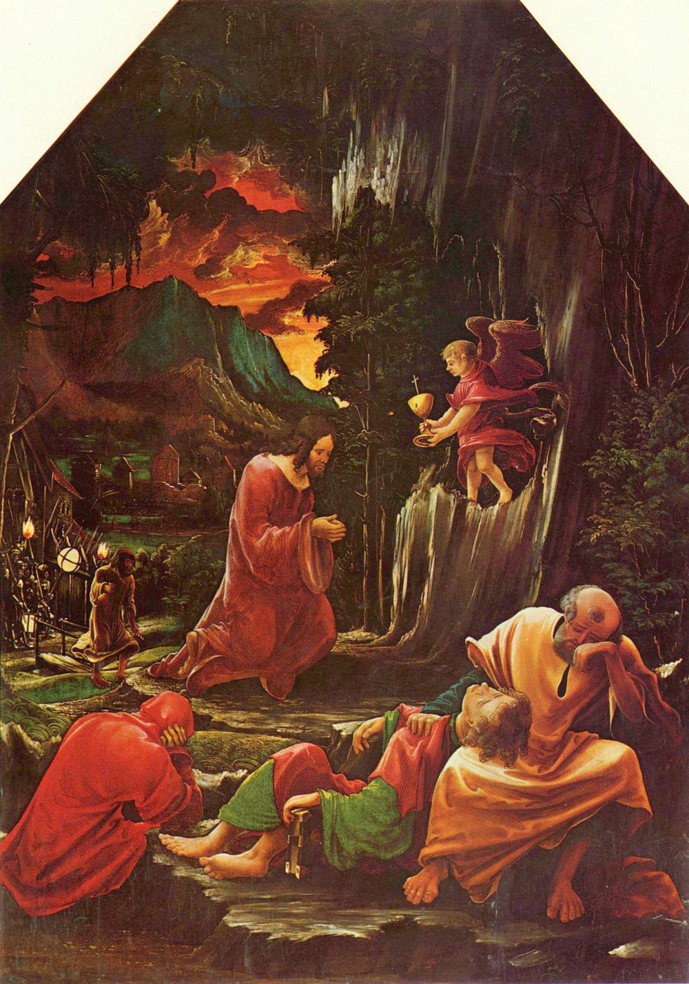 Le Christ sur le mont des Oliviers - Albrecht Altdorfer