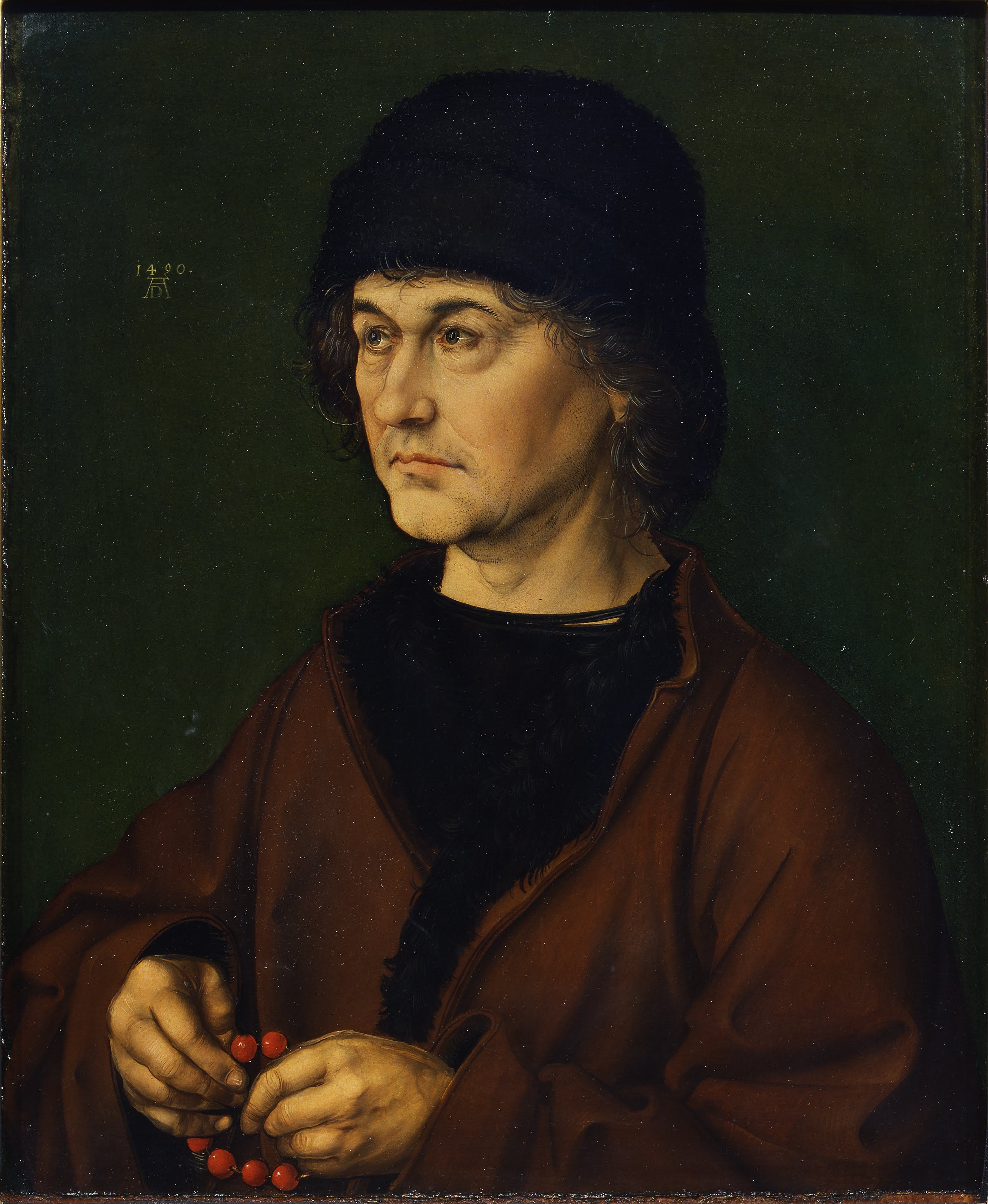 Porträtt av konstnärens far - Albrecht Dürer