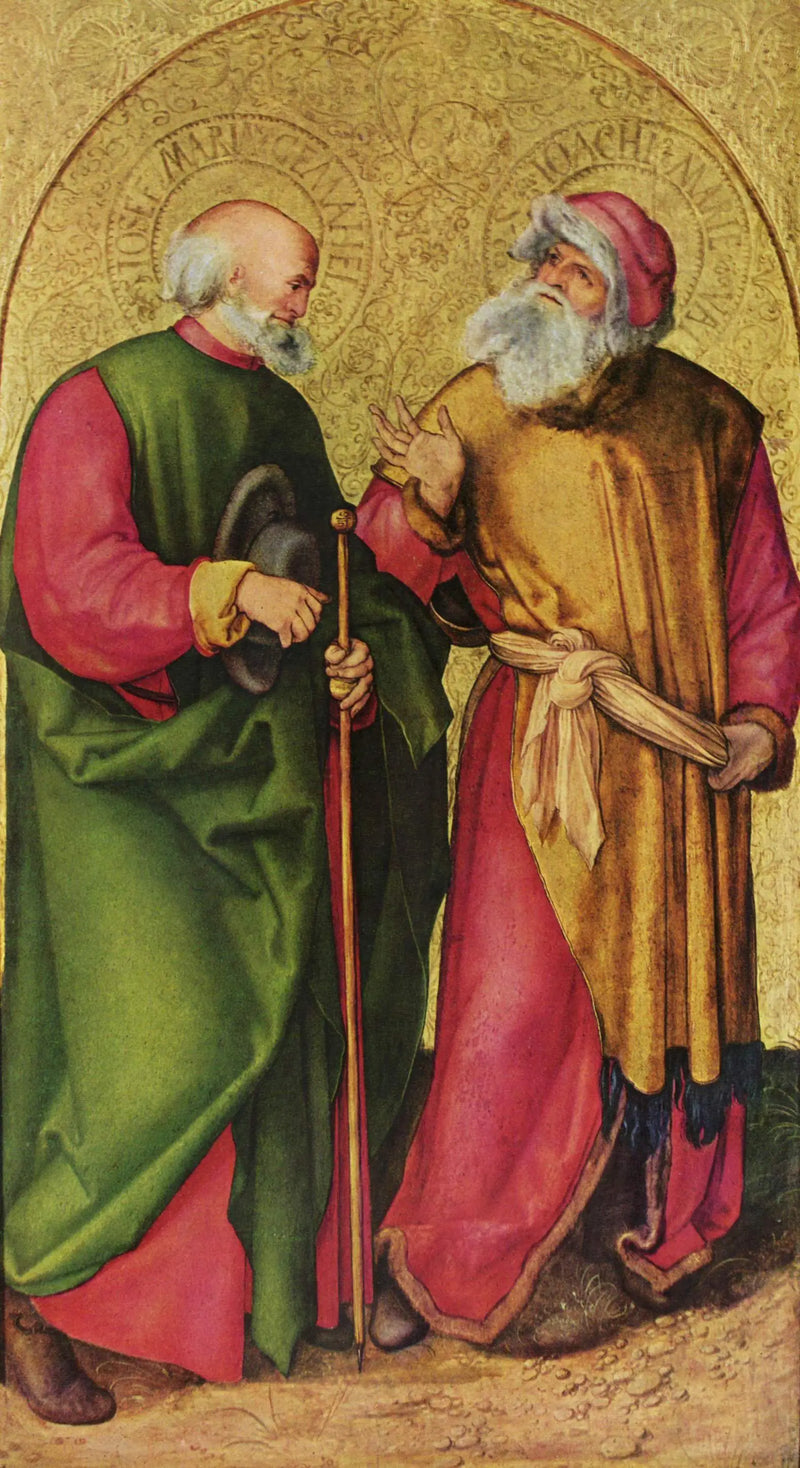 Jabach-altaret: Heliga Josef och Jakob - Albrecht Dürer