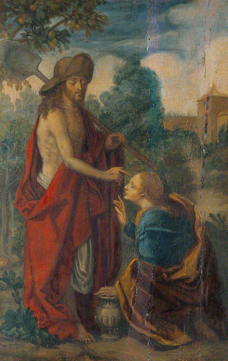 Kristus och Maria Magdalena (Noli me Tangere) - Albrecht Dürer