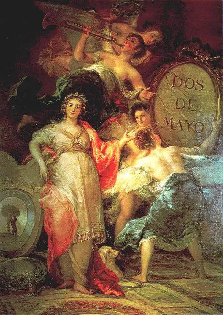 Allegori av staden Madrid - Francisco de Goya