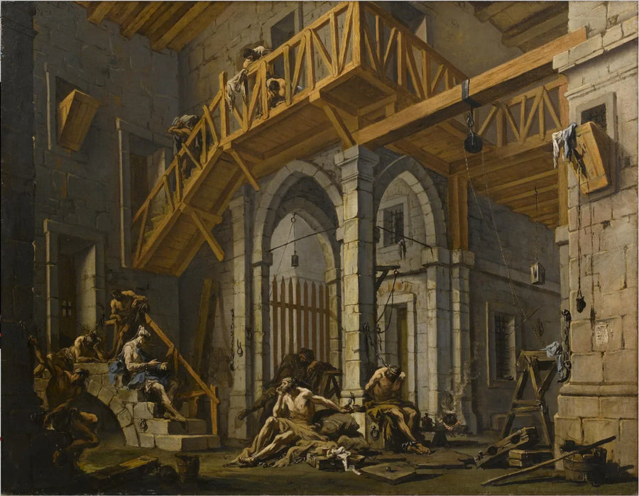 Joseph interprète les rêves - Alessandro Magnasco