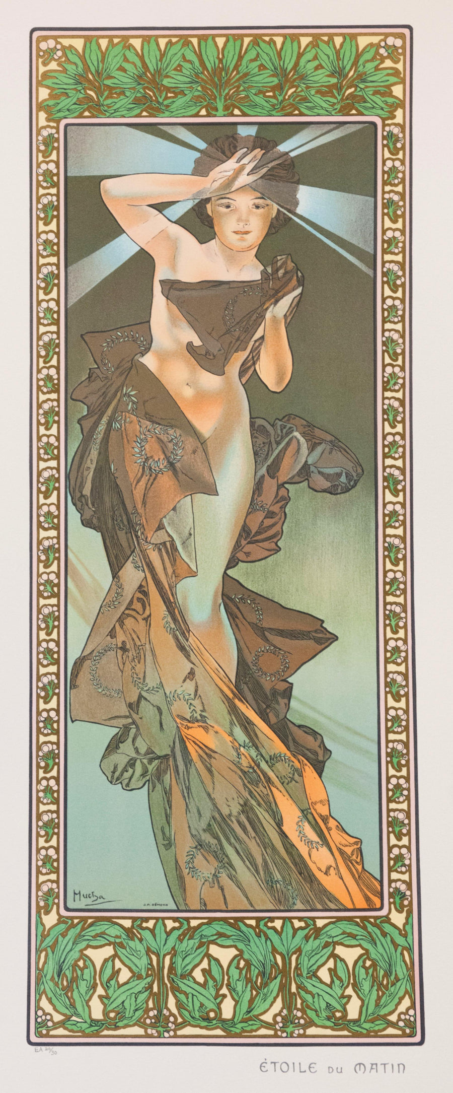 La Lune et les Étoiles : l’Étoile du matin - Alphonse Mucha