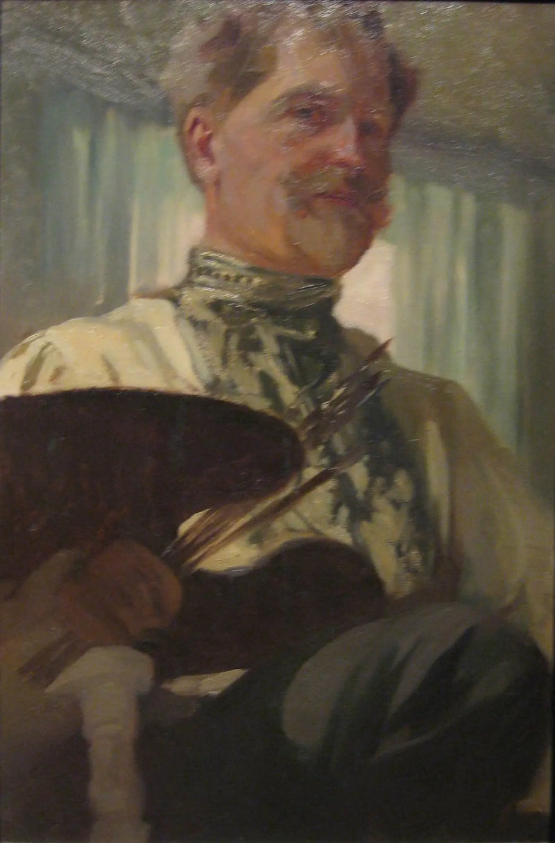 Självporträtt (1907) - Alphonse Mucha
