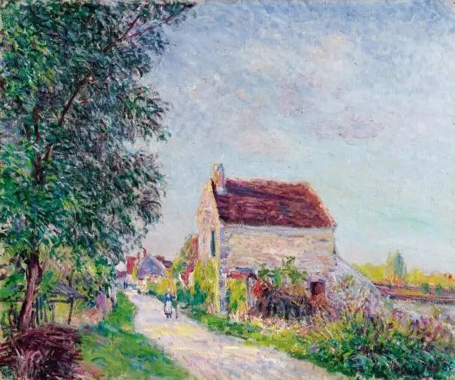Sablons by - Alfred Sisley