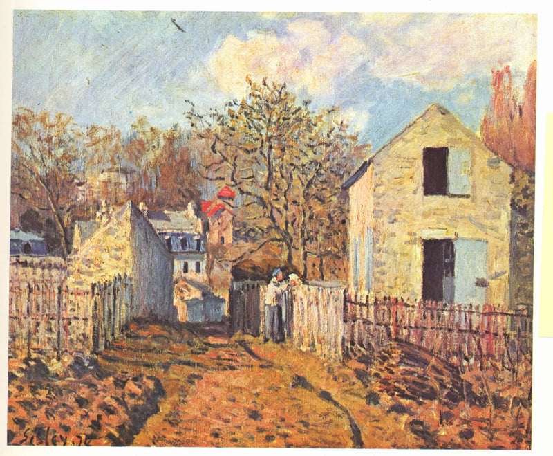 Grannbyn - Alfred Sisley