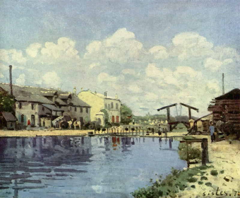 Kanalen Saint-Martin - Alfred Sisley