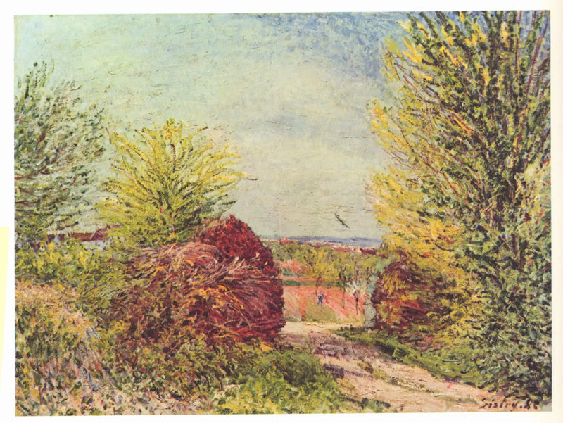 Stig i Veneux-Nadon på våren - Alfred Sisley
