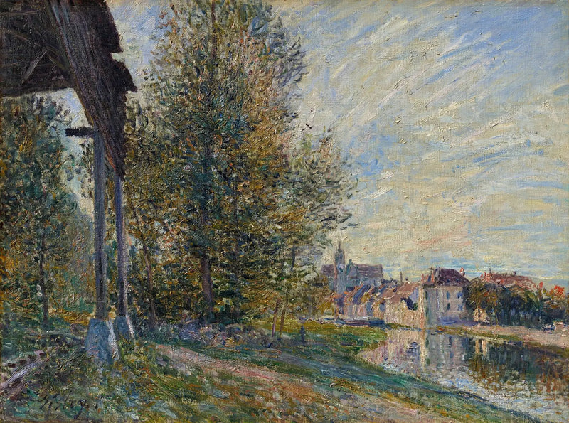 Nära Moret-sur-Loing - Alfred Sisley