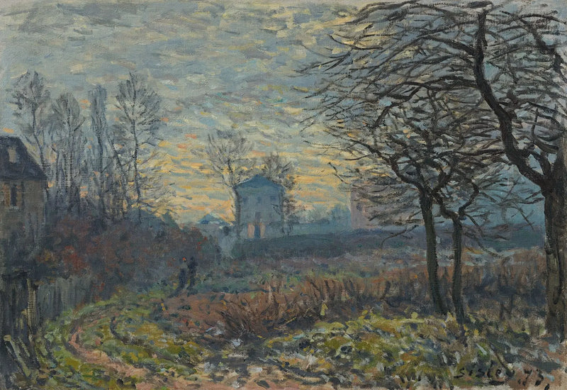 Nära Louveciennes - Alfred Sisley