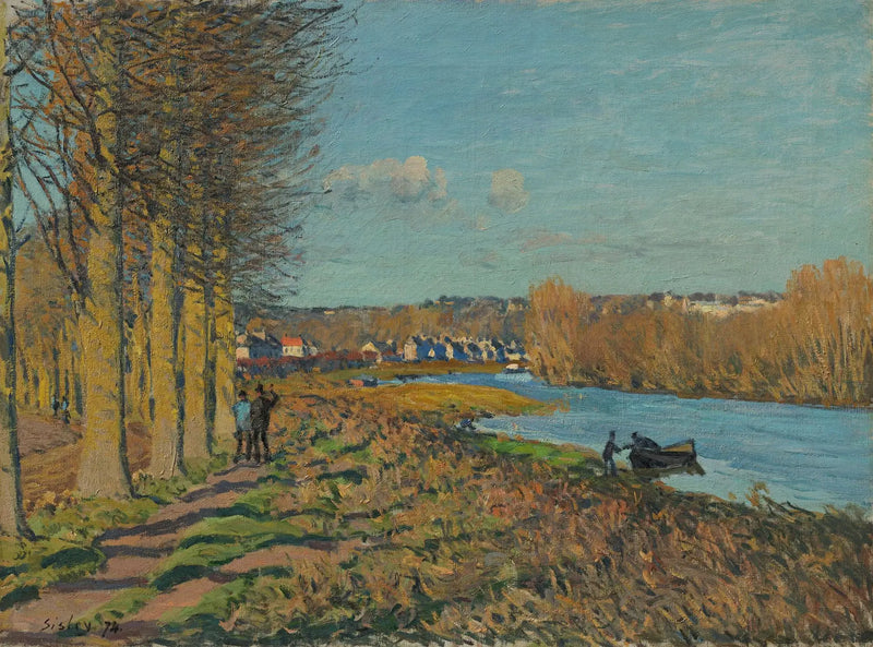 Vintermorgon - Alfred Sisley