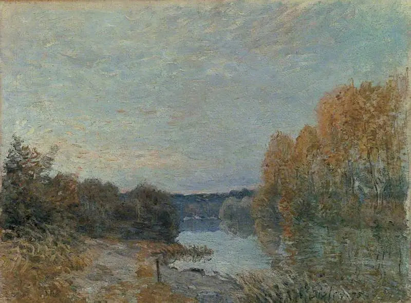 Solnedgång - Alfred Sisley
