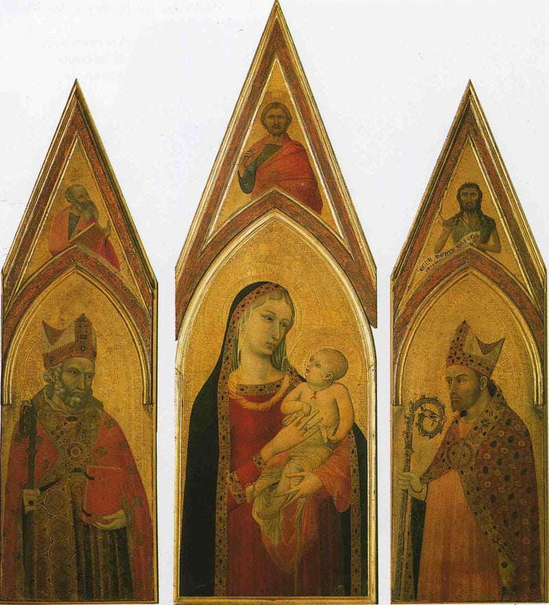 Retabel av Saint Proculus - Ambrogio Lorenzetti