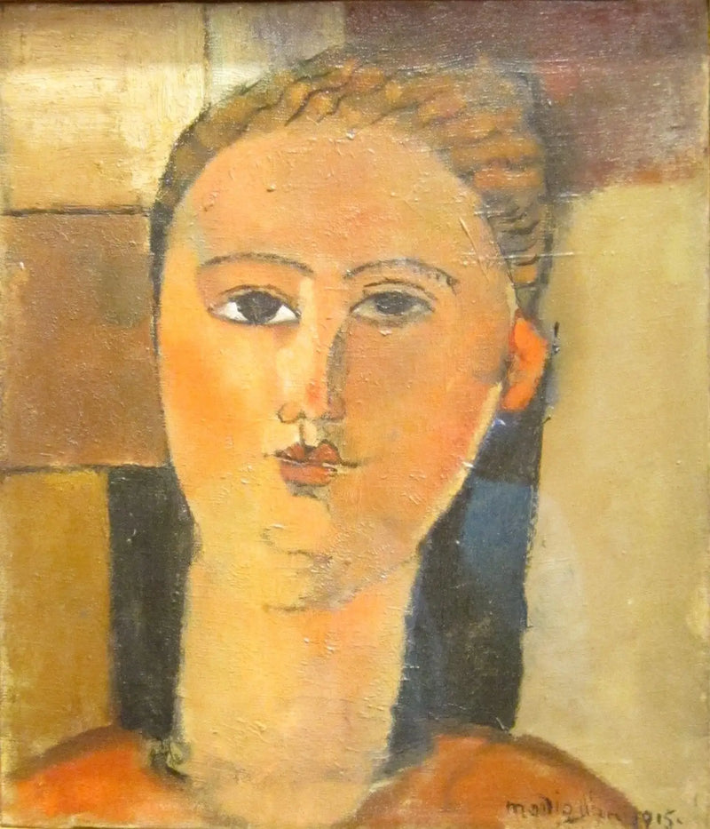 Röd flicka - Amedeo Modigliani