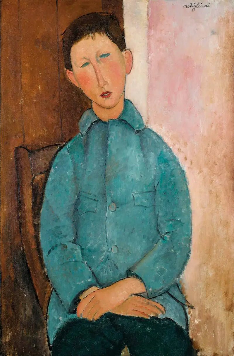 Pojke i Blå Jacka - Amedeo Modigliani