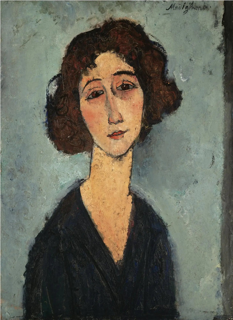 Ung Kvinna (Totote de la Gaîté) - Amedeo Modigliani