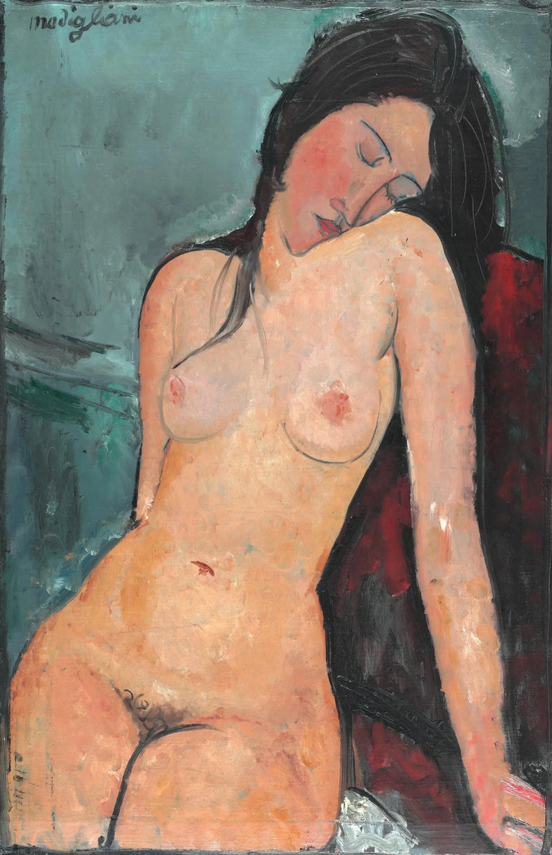 Nu sitter - Amedeo Modigliani