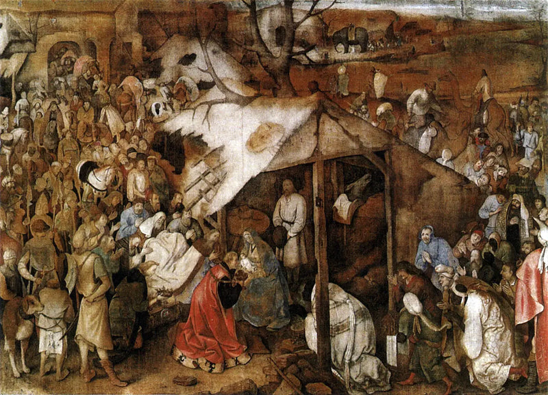 De tre vise männens tillbedjan - Pieter Brueghel den äldre