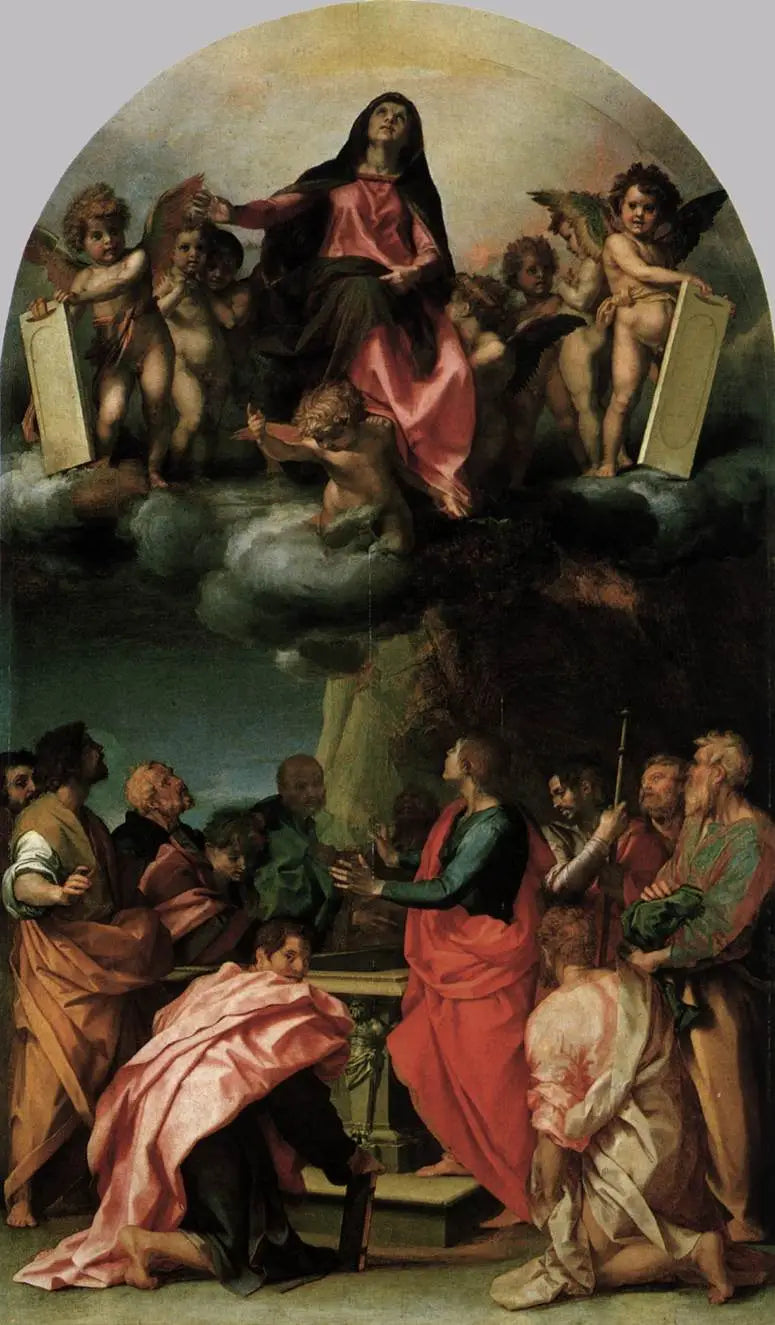 Madonna av Marias himmelsfärd - Andrea del Sarto
