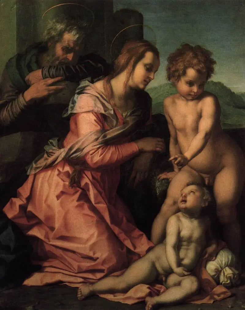 Den heliga familjen - Andrea del Sarto
