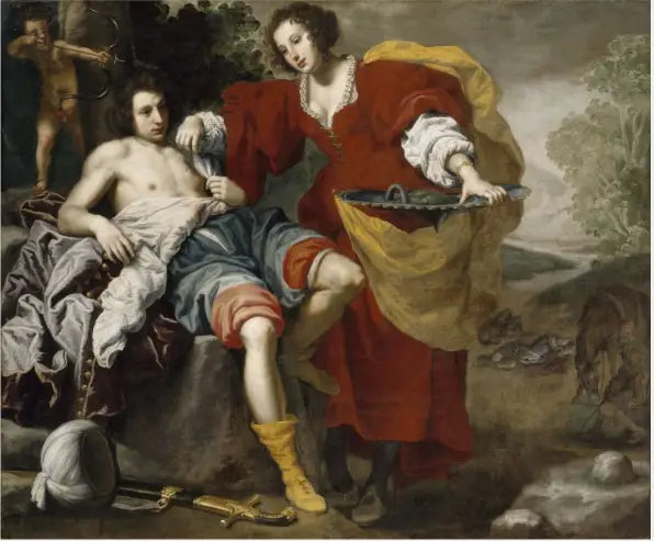 Angélique och Médoro - Lorenzo Lippi