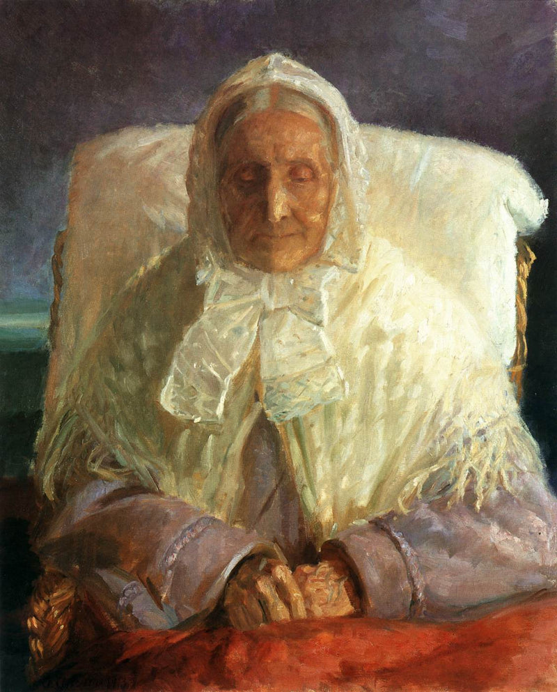 Porträtt av modern - Anna Ancher
