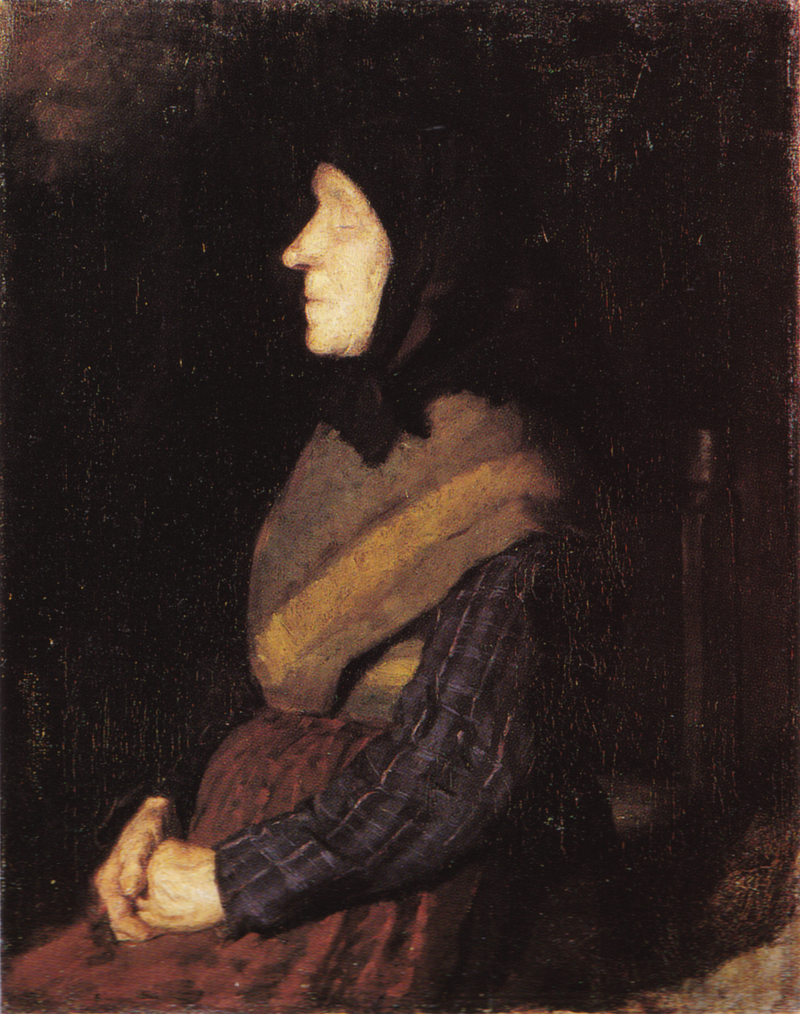 Blind kvinna, Blue Ane (Ane Christense Nielsdatter) - Anna Ancher