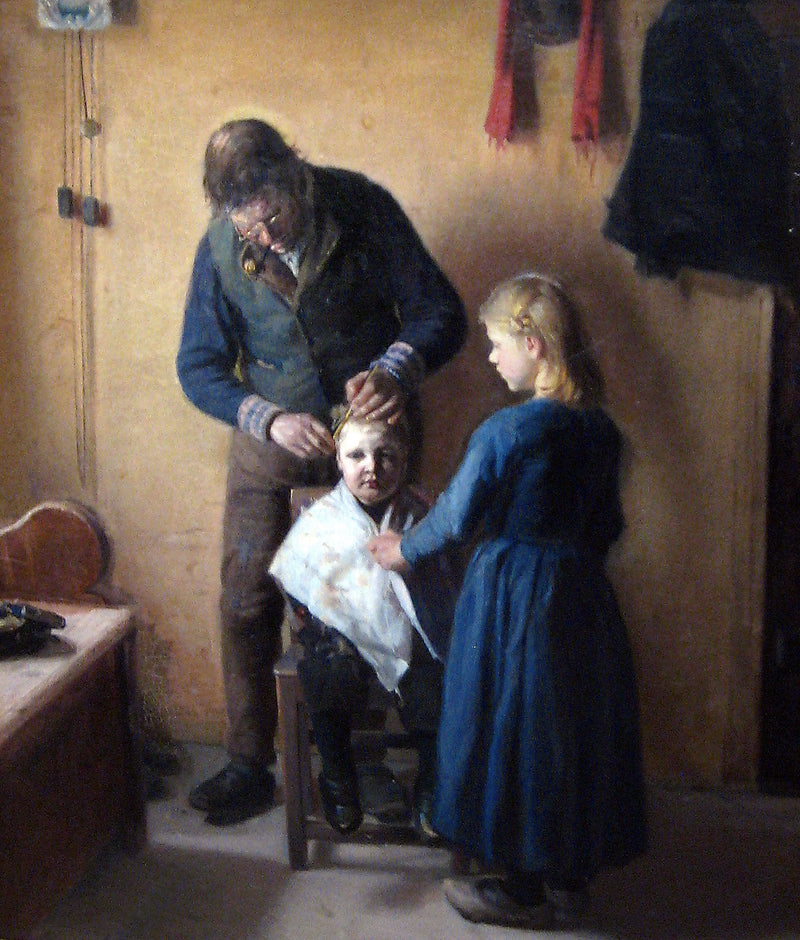 Hos frisören - Anna Ancher