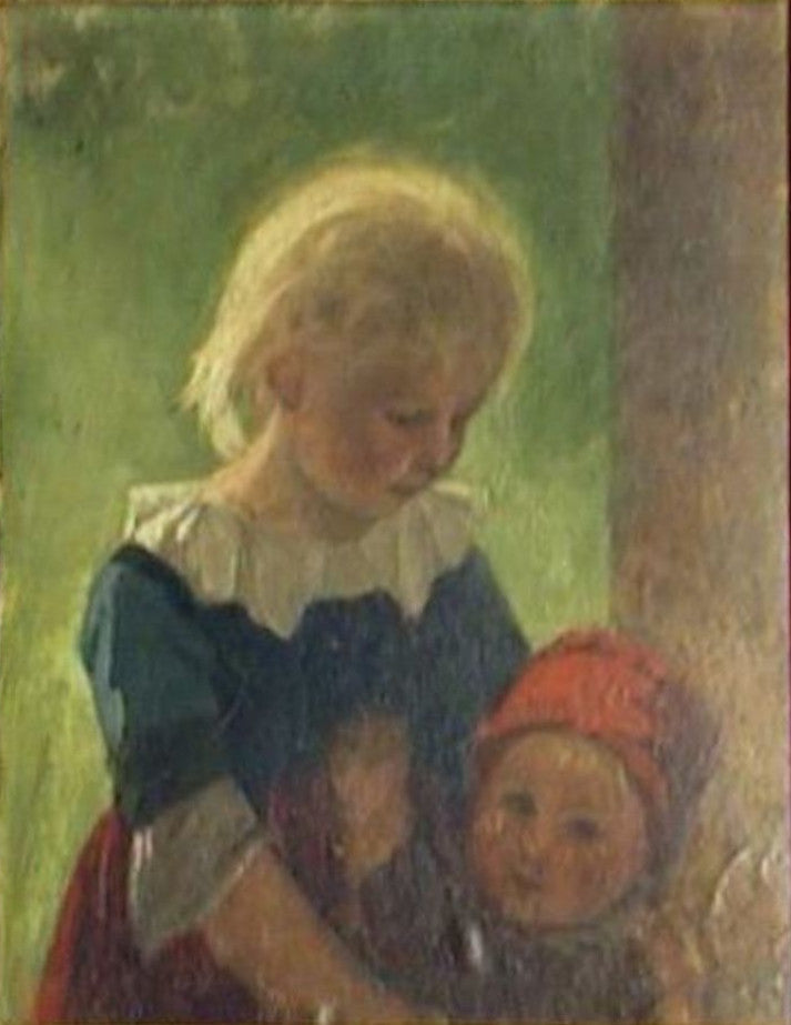 Två barn. - Anna Ancher