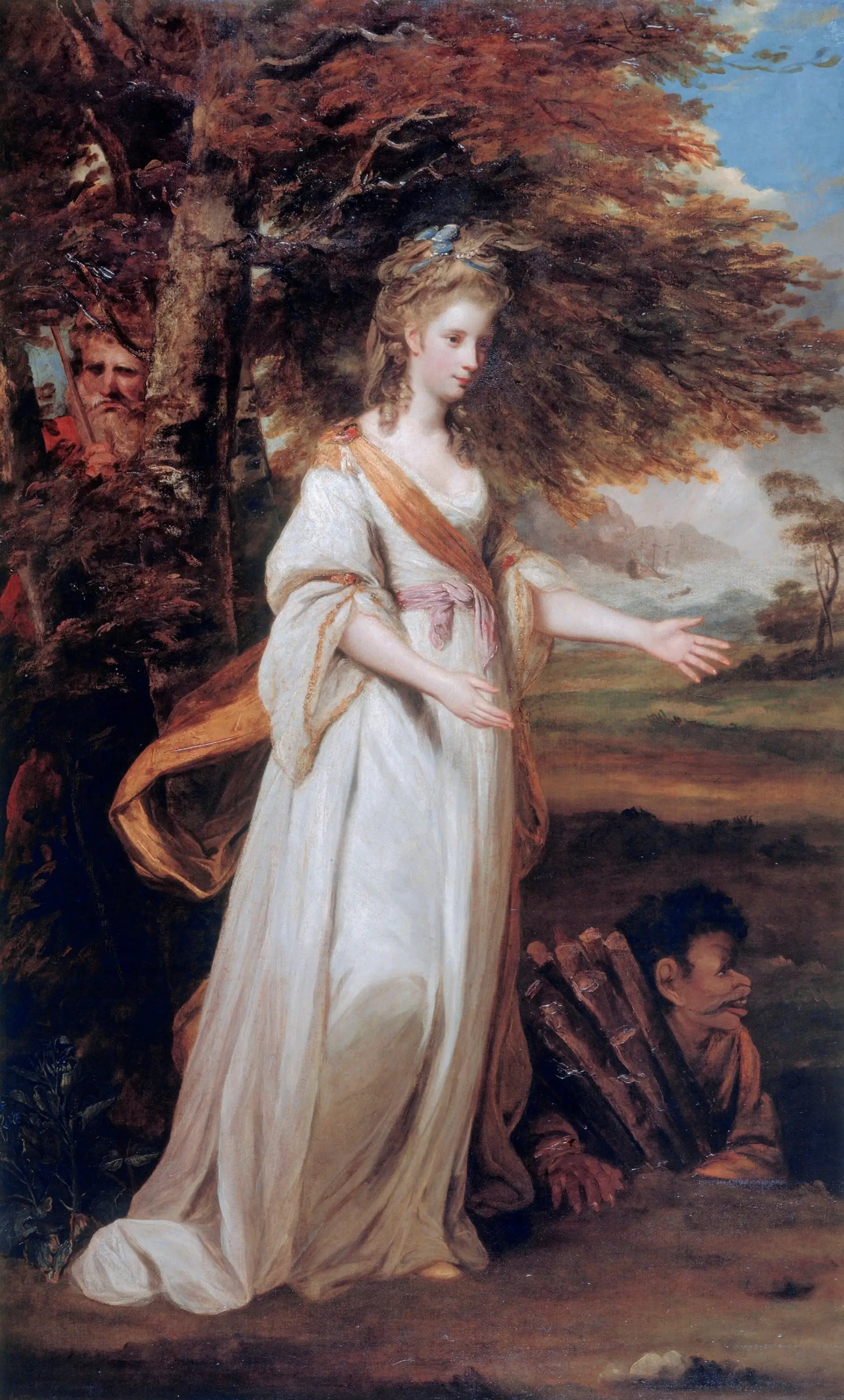 Mme Tollemache dans le rôle de Miranda - Joshua Reynolds - Alpha Reproduction