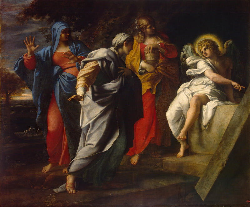 Heliga kvinnor vid Kristi grav - Annibale Carracci