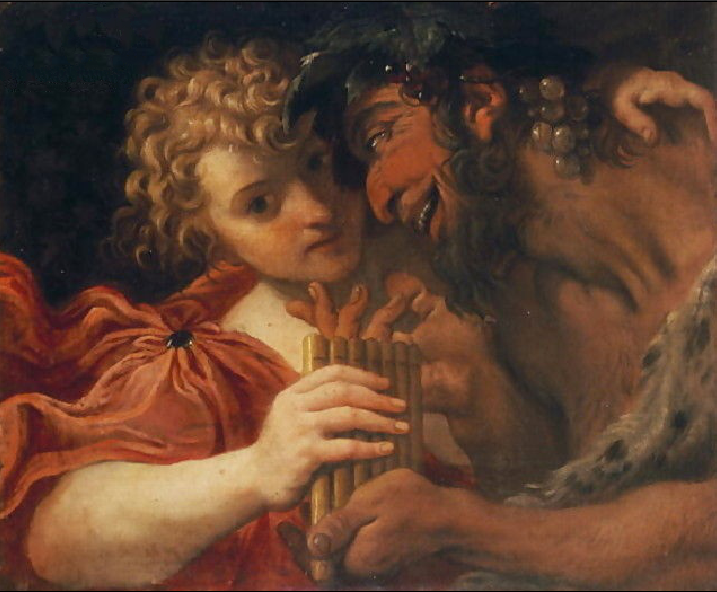 Marsyas och Olympe - Annibale Carracci